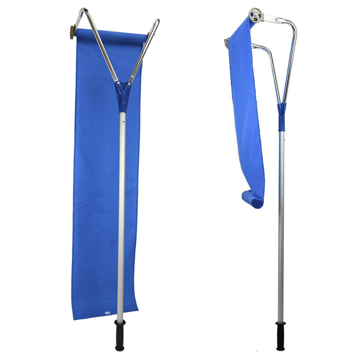 193-640Cm Roof Snow Shovel Telescopic Rod Roof Rake Roof Snow Removal System Oxford Cloth Roof Rake for Removing Snow Cleaner