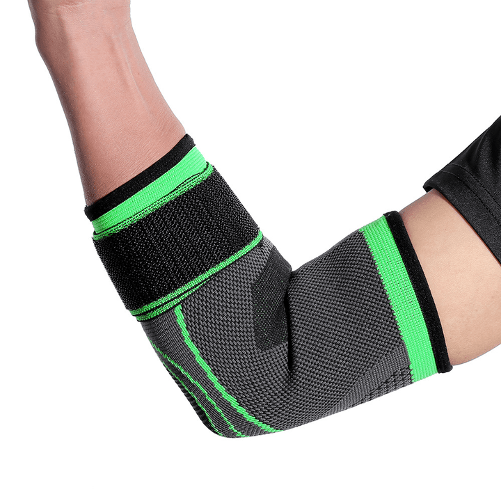 1PC Kyncilor Elasticity Breathable Elbow Support Sports Fitness Weight Lifting Basketball Elbow Brace Protective Gear