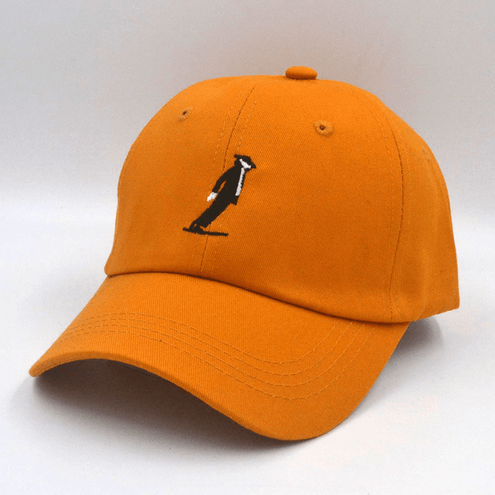 Three Bar Baseball Cap Men'S Soft Top Casual