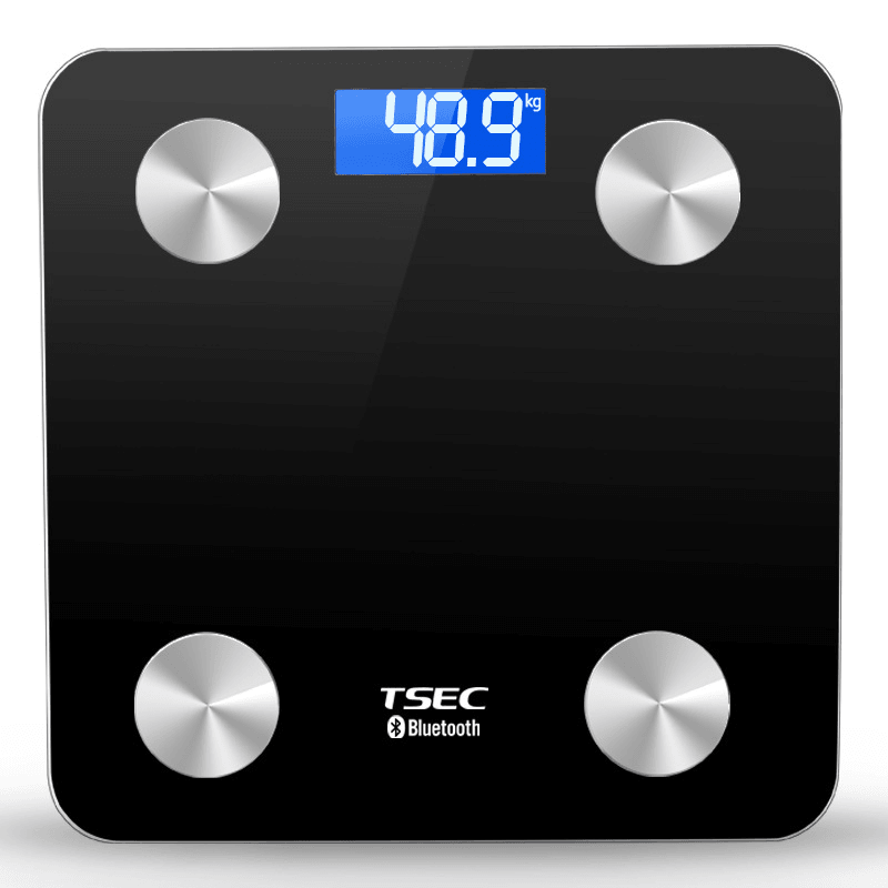 TS-8028 Bluetooth Monitor Data 4.0 LCD Smart APP Body Fat Scales Weight BMI Monitor Data Analyzer Weight Tools with APP Control