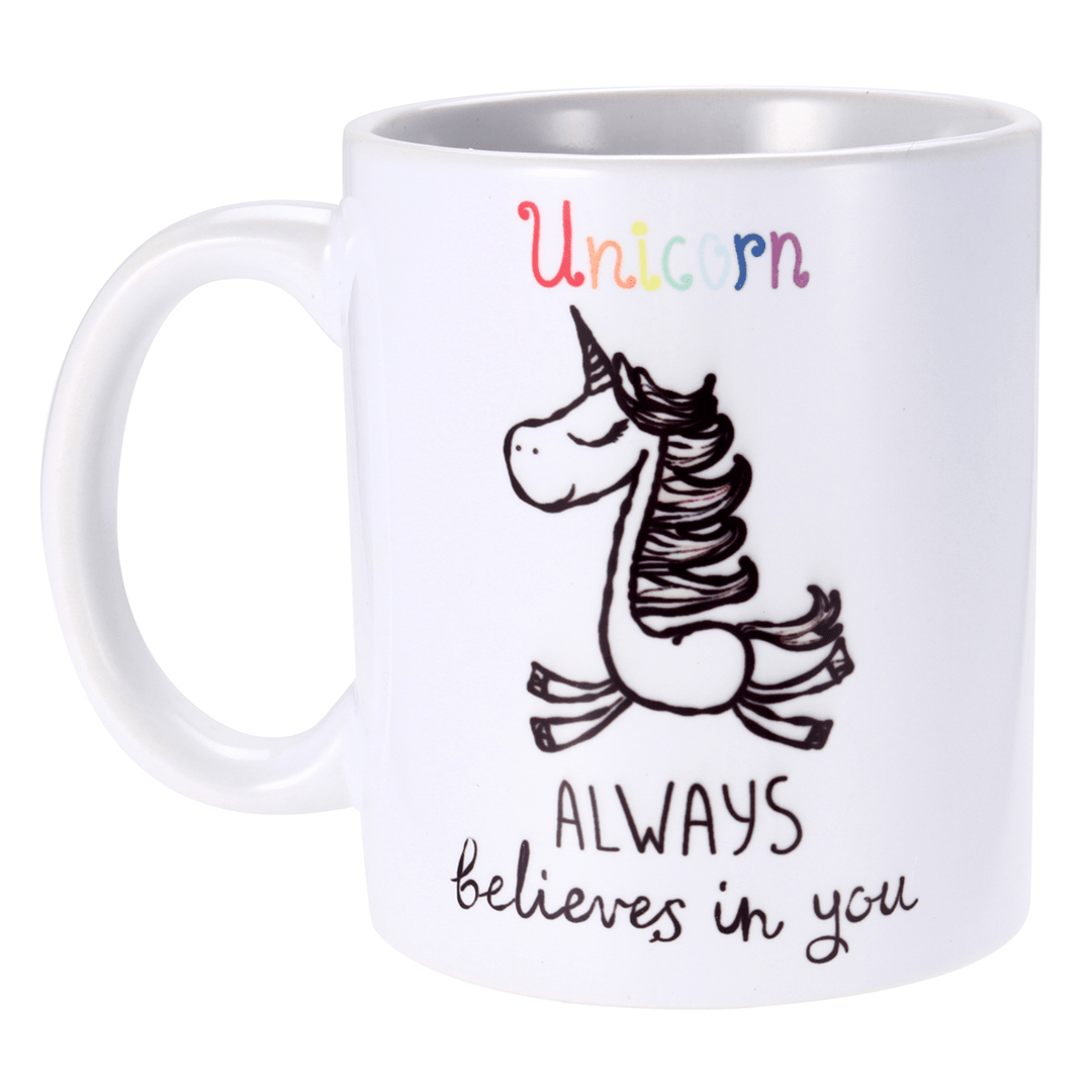 350Ml Funny Novelty Unicorn Ceramic Coffee Mug Always Believes in You Home Office Cup