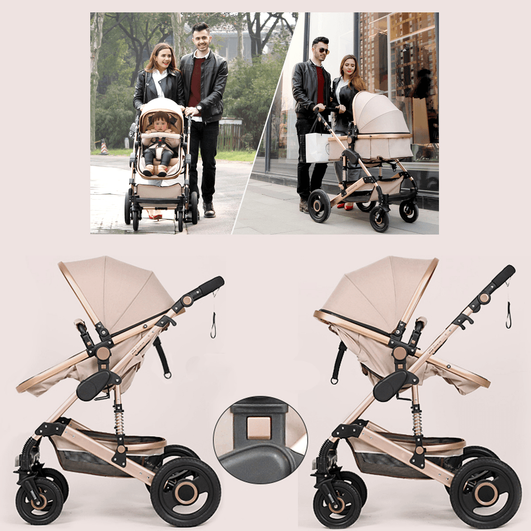 Folding Baby Stroller Lightweight Soft Travel Stroller Pushchair Max Load 25Kg