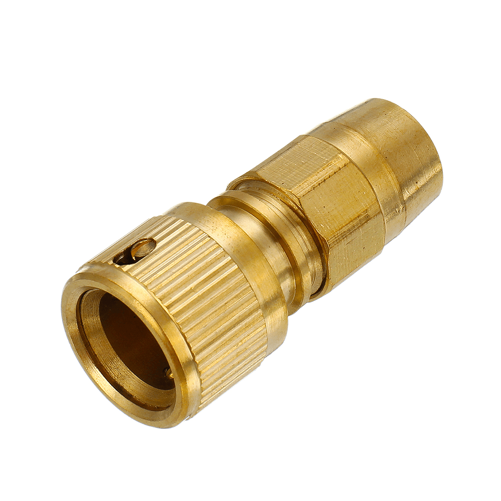 3/8'' Brass Hose Connector Copper Garden Telescopic Pipe Fittings Washing Water Quick Connector Car Wash Clean Tools Quick Connect Adapter