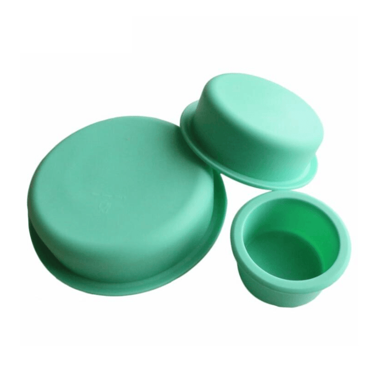 3Pcs Cake Molds round Bake Pan DIY Party Wedding Birthday Cupcake Mould Baking Tool