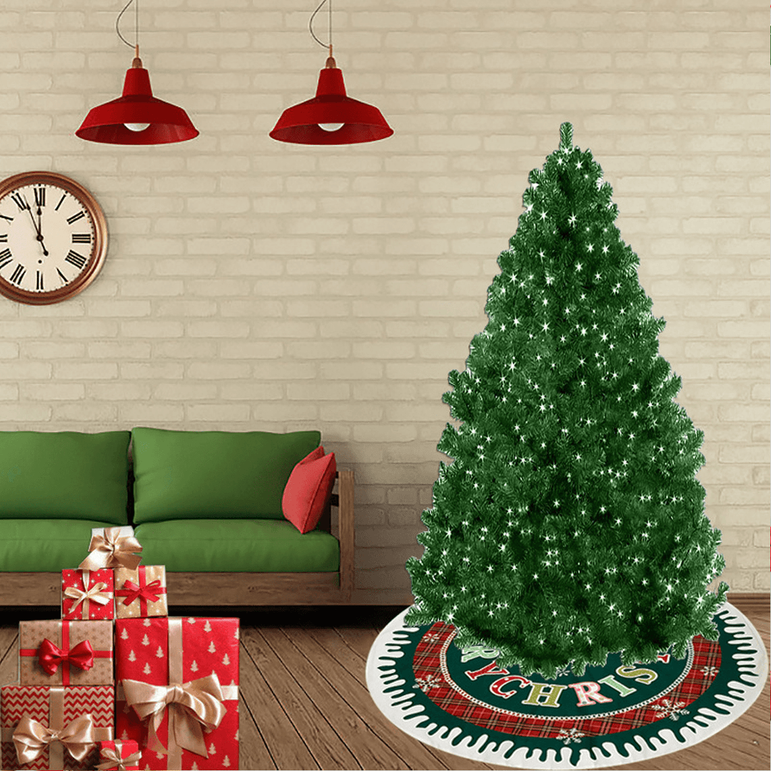 2020 Christmas Decor 87Cm Christmas Tree Skirt Mat Edge Border round Mat Carpet for Home Living Room Decoration