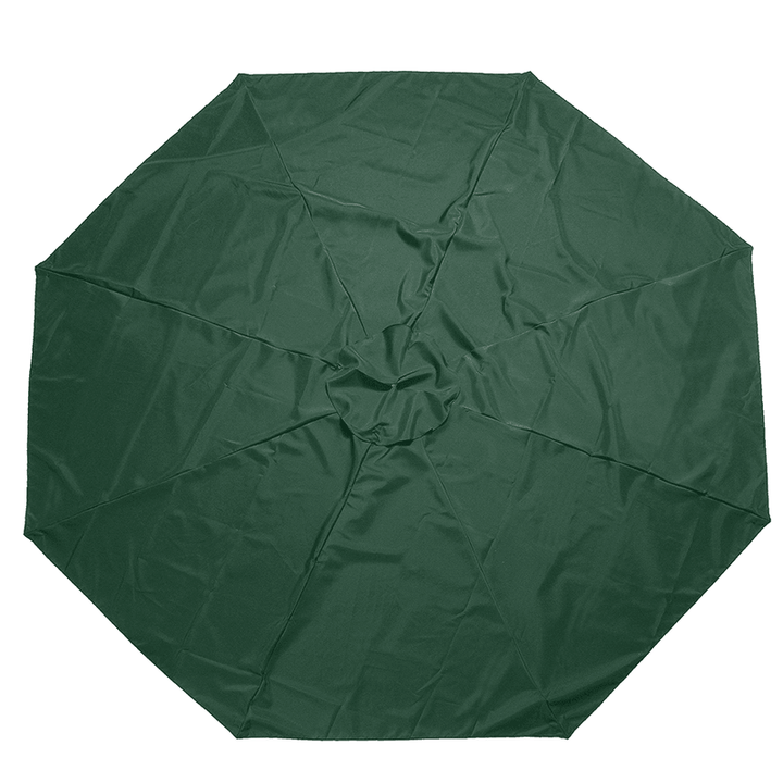 GREATT 3M Outdoor Umbrella Canopy Replacement Fabric Garden Parasol Roof for 8 Arm Sun Cover