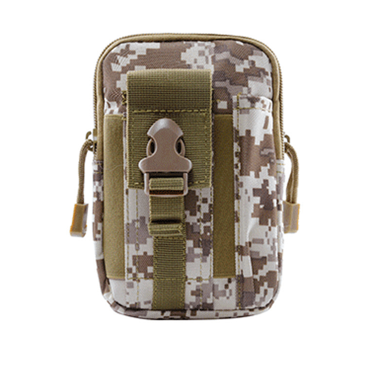 BENNIU BL064 Oxford MOLLE System Camouflage Military Tactical Waist Bag Outdoor Waterproof Sports Waist Bag Crossbody Bag - MRSLM