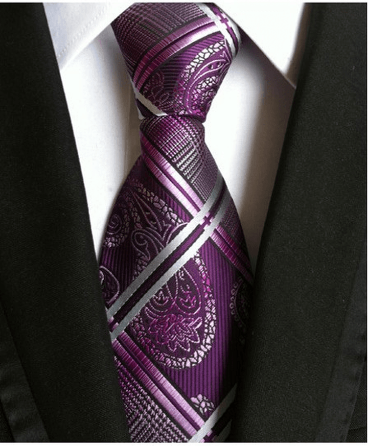 Men S Tie 8Cm Business Gentleman British Formal Wear