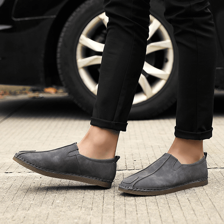 Men Comfortable Soft Sole Suede Loafers