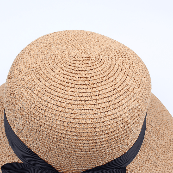 Women Summer Outdoor Travel Foldable Straw Hat