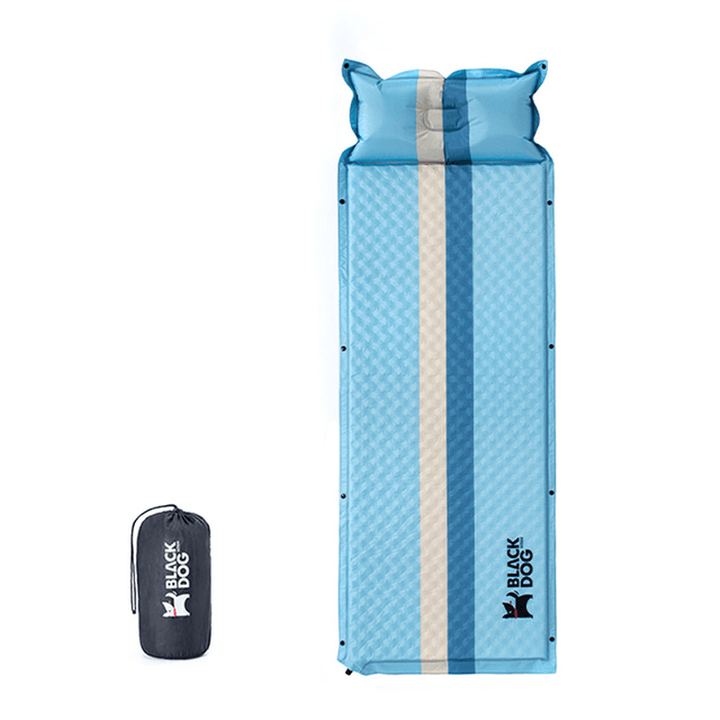 Blackdog Inflatable Sleeping Pad Self-Inflating Folding Single/Double People Air Mattress with Pillow Camping Travel