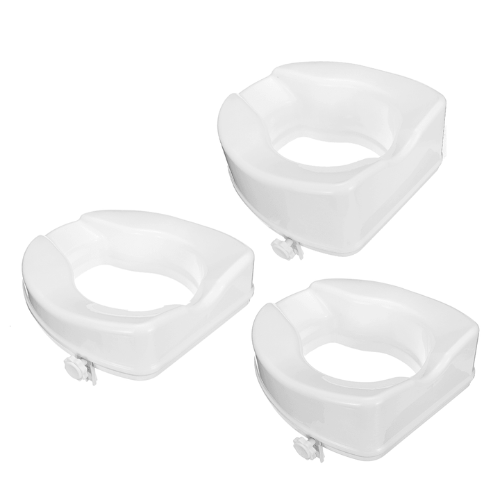 6Cm /10Cm /16Cm Height Elevated Raised Toilet Seat Lift Safety without Cover