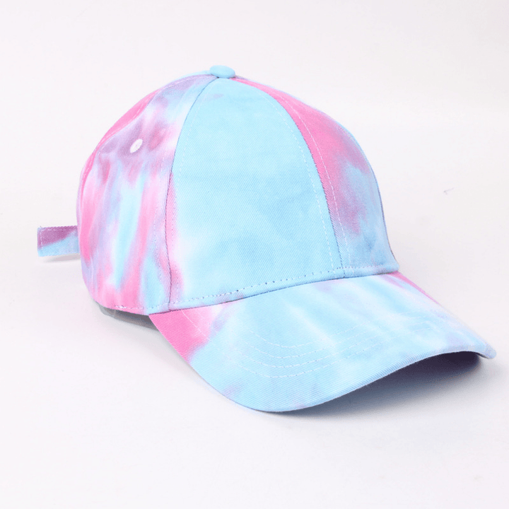 American Baseball Cap Men'S Cross-Border Tie-Dye Fashion Outdoor Hat Ladies Big Cap