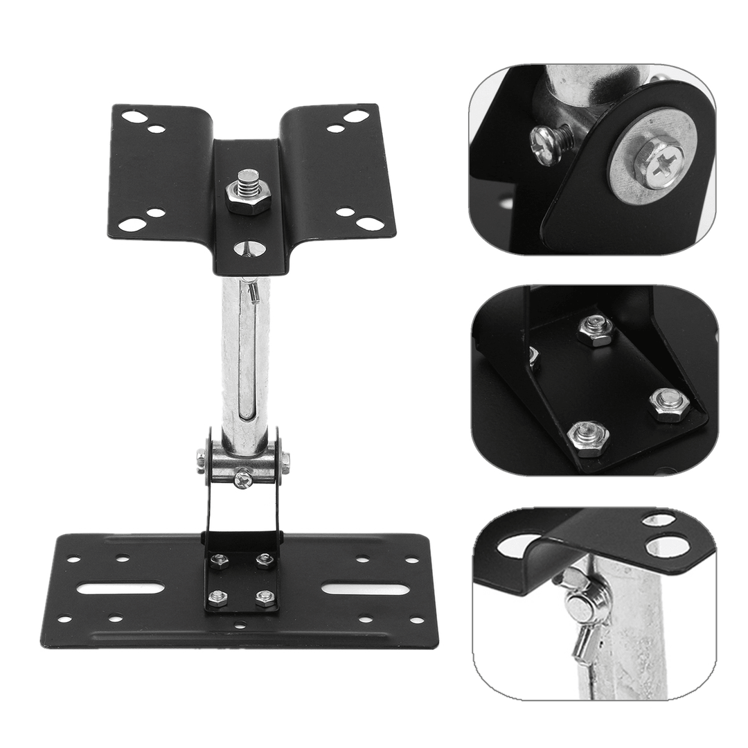 Steel Speaker Bracket Holder Adjustable Swivel Tilt Ceiling Wall Mount 15Kg Capacity