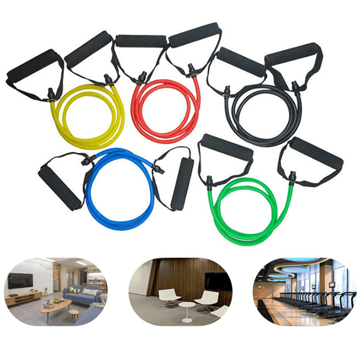 25Ib Resistance Bands Home Multi-Function Leg Arm Expansion Strength Training Elastic Yoga Band