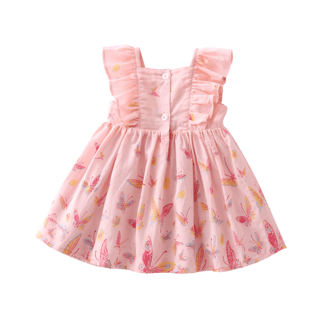 Children'S Wear New Summer Baby Skirt, Lovely Butterfly Dress, 0-1-2 Years Old Baby Dress