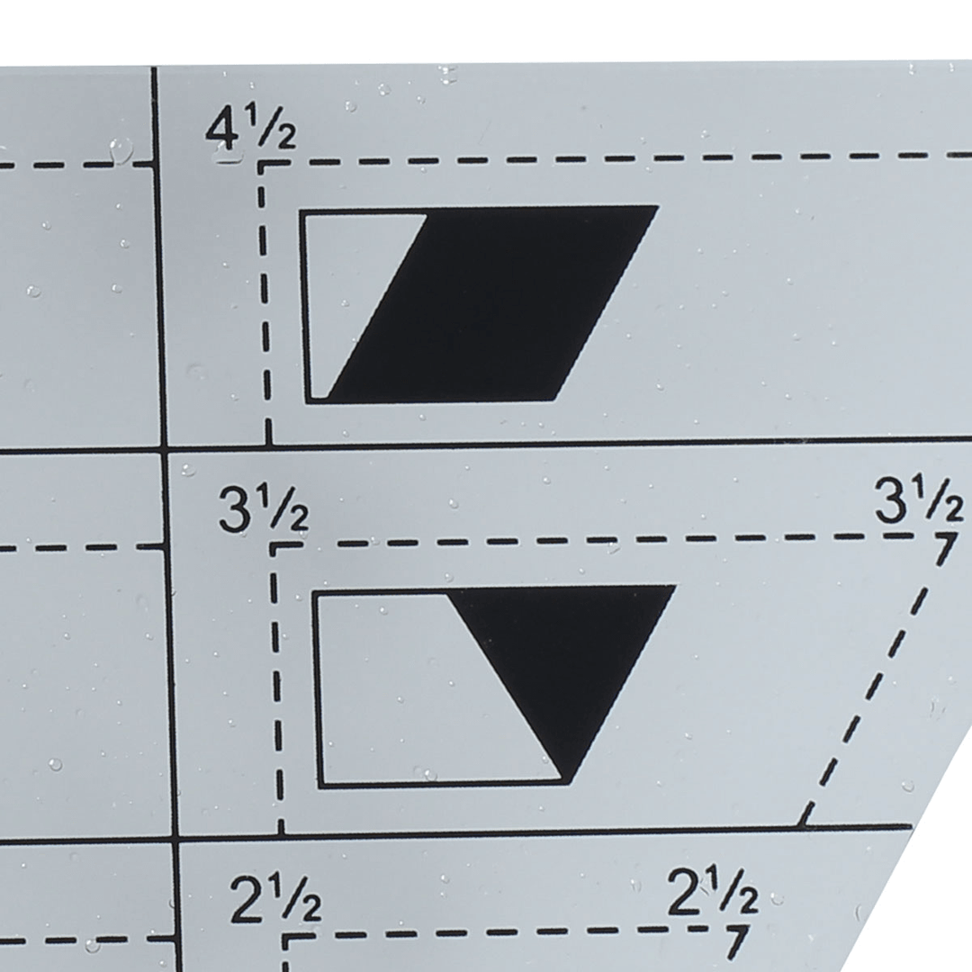Acrylic Multifunction Sewing Tools Quilting Rulers Trapezoid Tool for Clothes Cutting