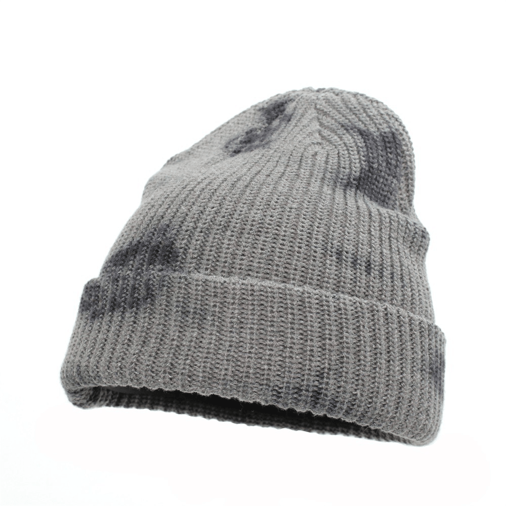 Gradient Color Knitted Hat Lovers Keep Warm and Cold