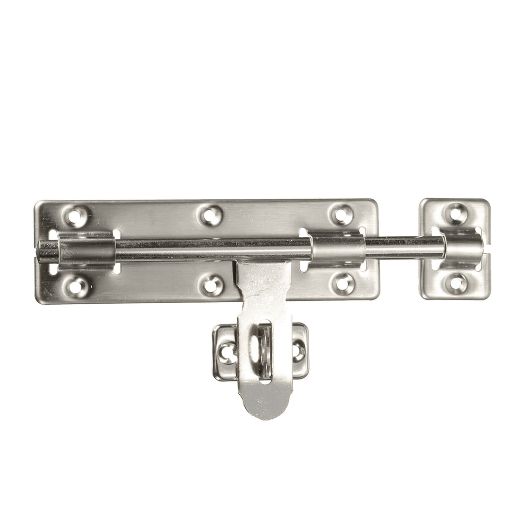 Stainless Steel Door Bolt Lock Latch Slide Barrel Bolt Clasp Set 4/6/8 Inch