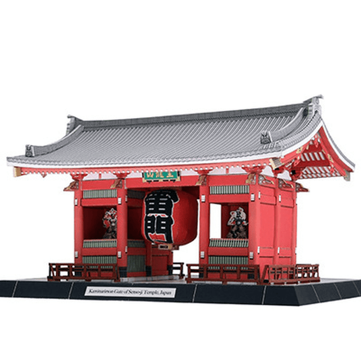 3D Paper Model of Famous Japanese Buildings