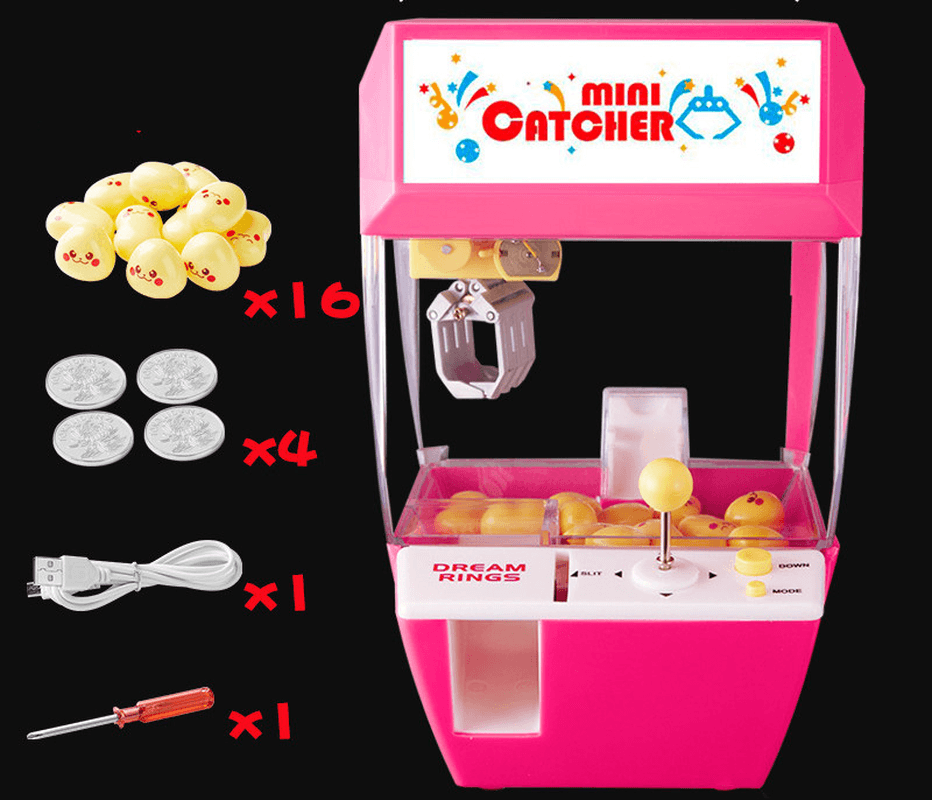 The Same Alarm Clock, Children'S Candy, Mini Grab Doll Machine, Clip Doll Machine, Game Machine