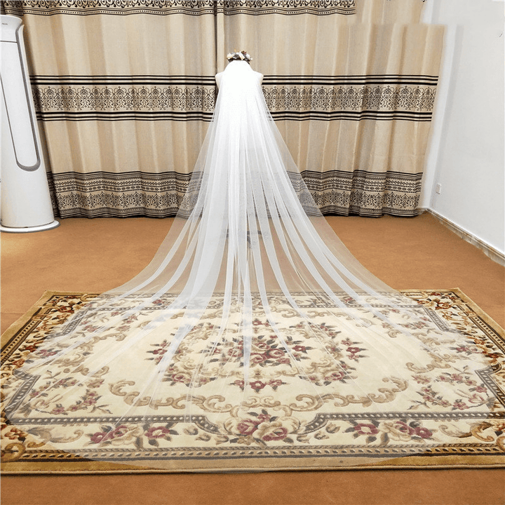 Bridal Spring and Summer Wedding Net Yarn Veil