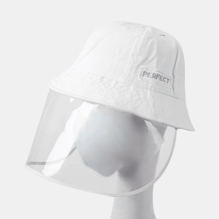 Adjustable Sun Hat with Large Eaves Anti-Fog Removable Bucket Hat