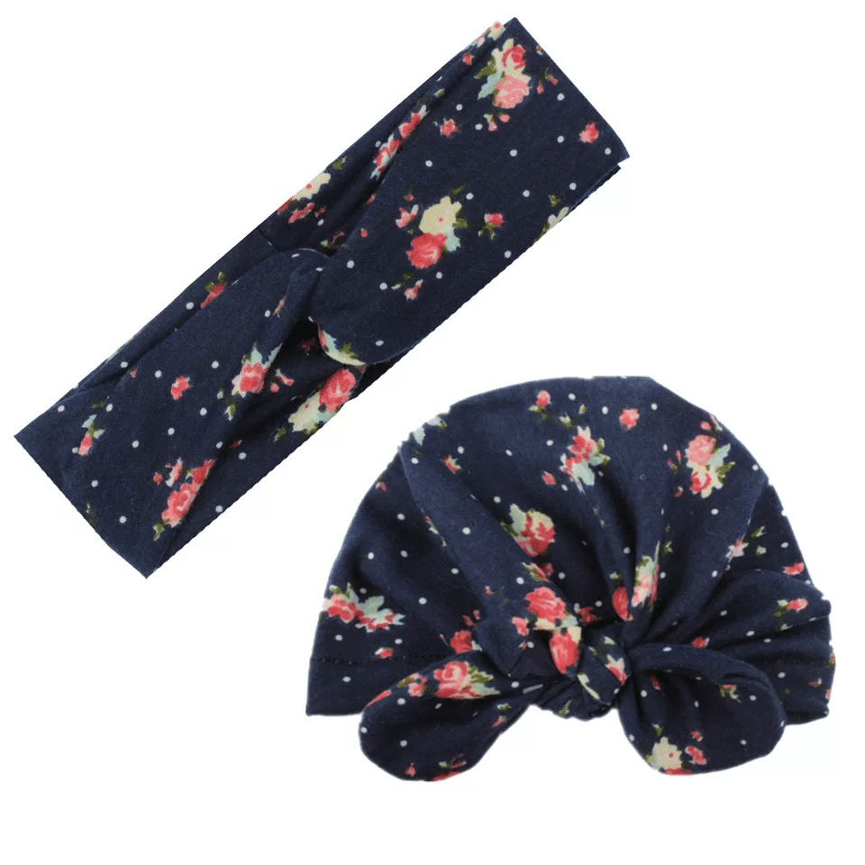 Floral Print Soft Headband - MRSLM