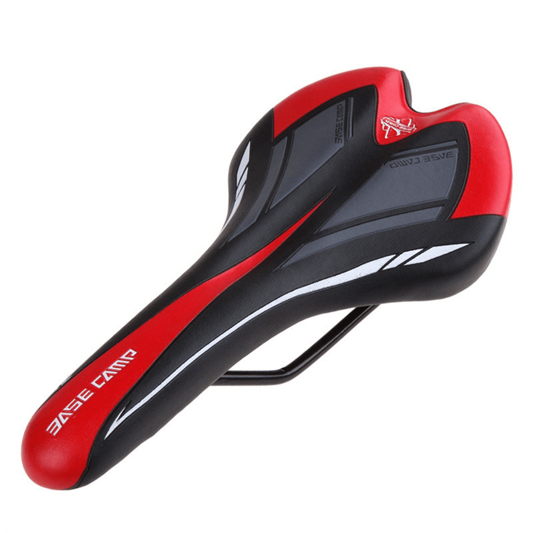 Silicone Bike Saddle Soft Hollow Breathable Shock Absorbed MTB Bicycle Seat Cushion