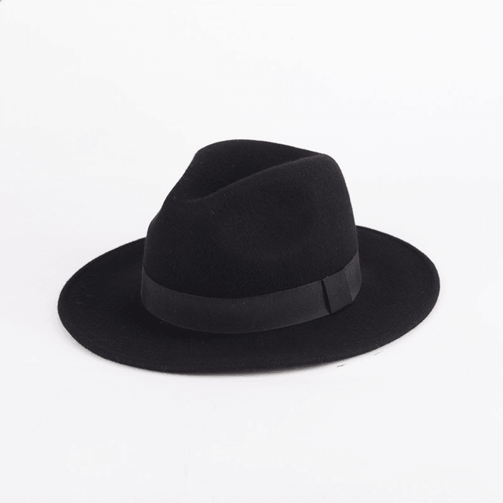 Woolen Men'S Felt Hat British Style Jazz Hat