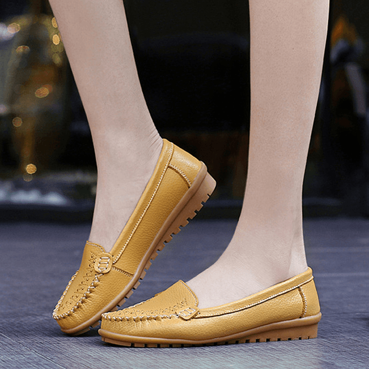 Women Flat Shoes Casual Slip on Outdoor Loafers