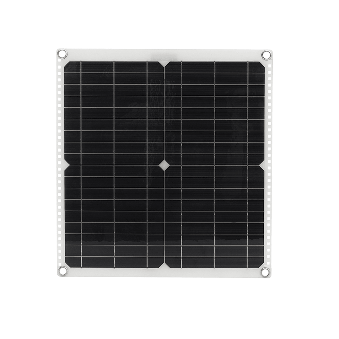 50W Foldable Solar Charging Panel 30-100A LCD Controller Solar Battery Charger Charging Kits