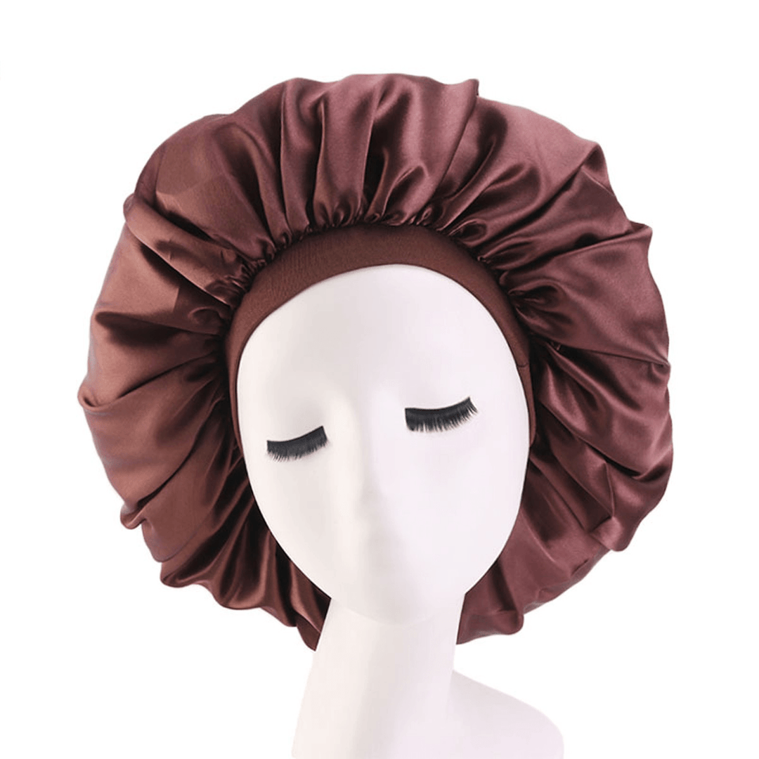 Adjustable Sleep Night Cap Head Cover Hat for Curly Springy Hair Styling Accessories for Lady Sleep Cap Headwrap