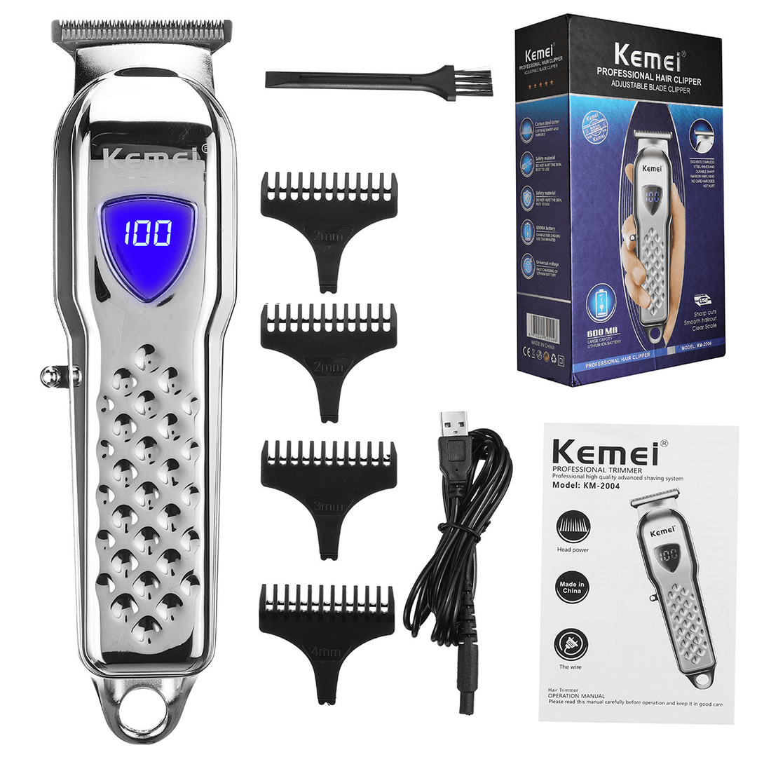 3 in 1 Multi Functional Hair Clipper Hair Trimmer Electric Beard Brush Rechargeable Hair Trimmer Cutter Set