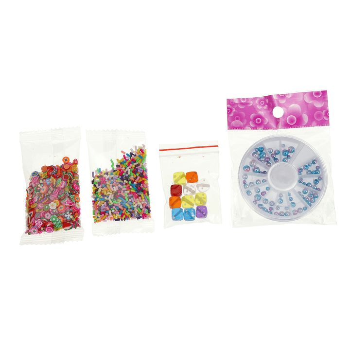 82PCS Slime Making DIY Kit Colorful Foam Ball Beads Sequins Gifts Kids Toys Improve PracticalÔºÜThinking Ability