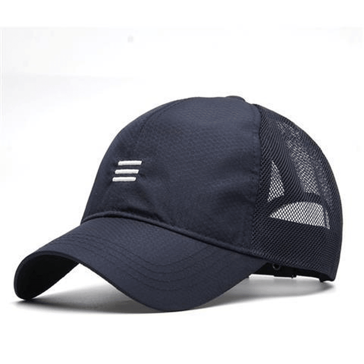 Summer Style Thin Breathable Mesh Baseball Cap Quick-Drying