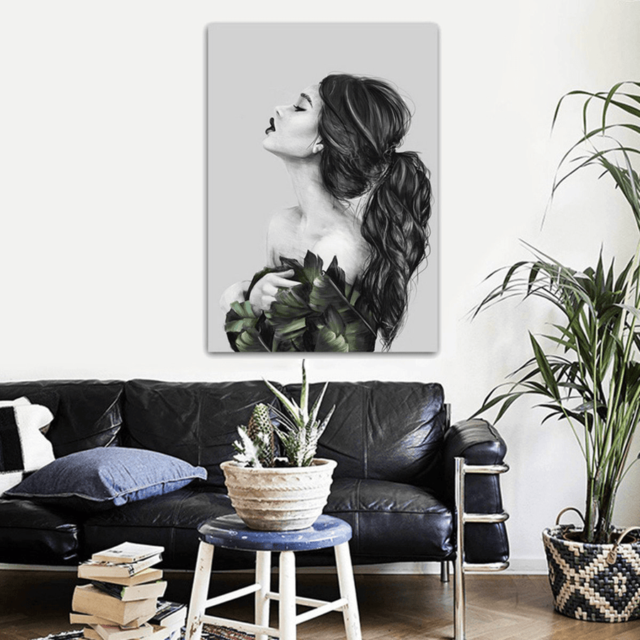 Girl Modern Canvas Print Paintings Wall Art Picture Home Office Decor Unframed - MRSLM