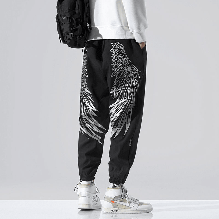 Men'S Printed Loose Harem Casual Trousers