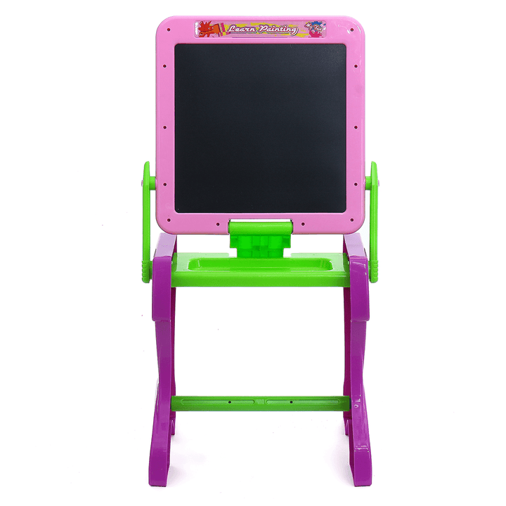 Multifunctional Folding Drawing Board Writing Board Learning Table with Chair Kid'S Educational Tools