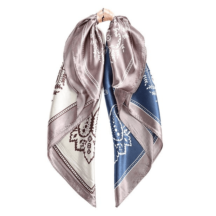 Fashion Women'S Color Matching Printed Hair Scarf