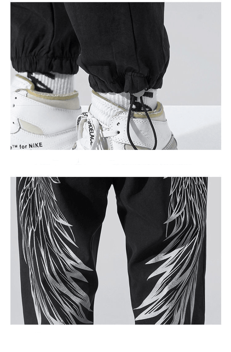 Men'S Printed Loose Harem Casual Trousers