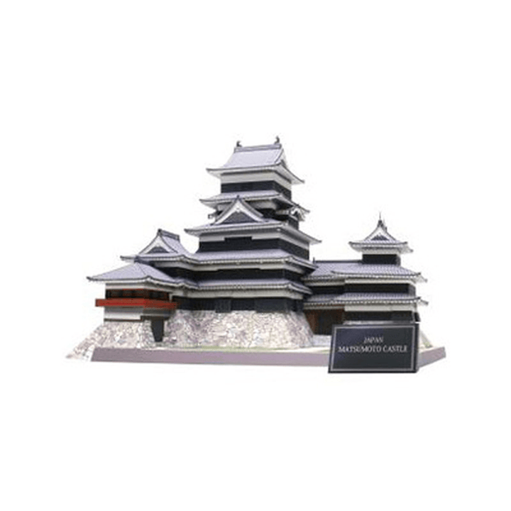 3D Paper Model of Famous Japanese Buildings