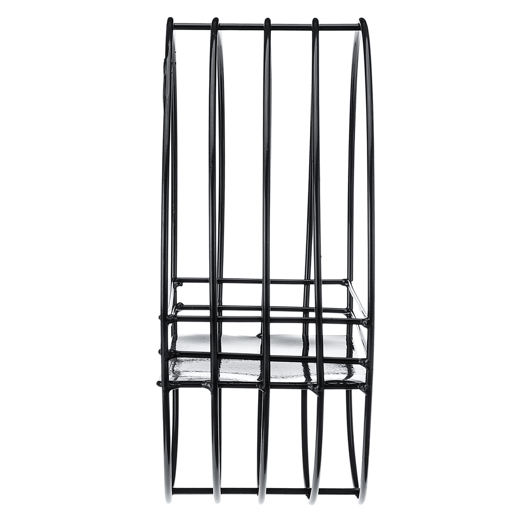 1 Tier Wall Shelf Iron Hanging Storage Holder Display Rack Organizer Home Decor