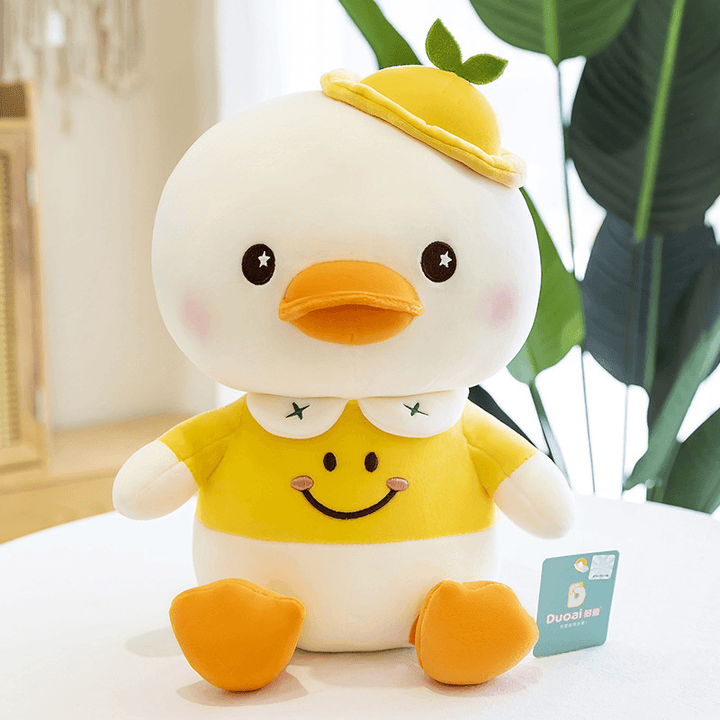 Cartoon Smiling Little Yellow Duck Plush Toy