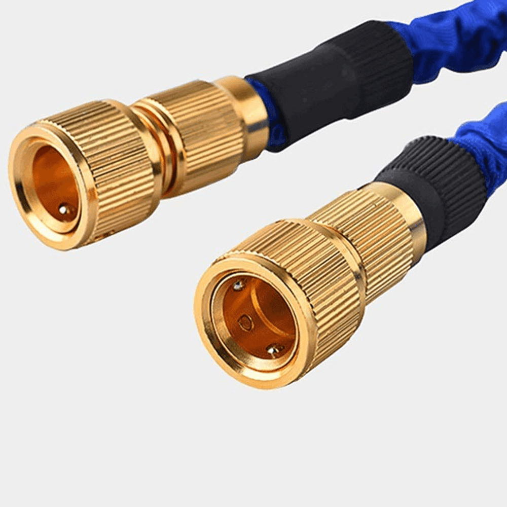 3/8'' Brass Hose Connector Copper Garden Telescopic Pipe Fittings Washing Water Quick Connector Car Wash Clean Tools Quick Connect Adapter