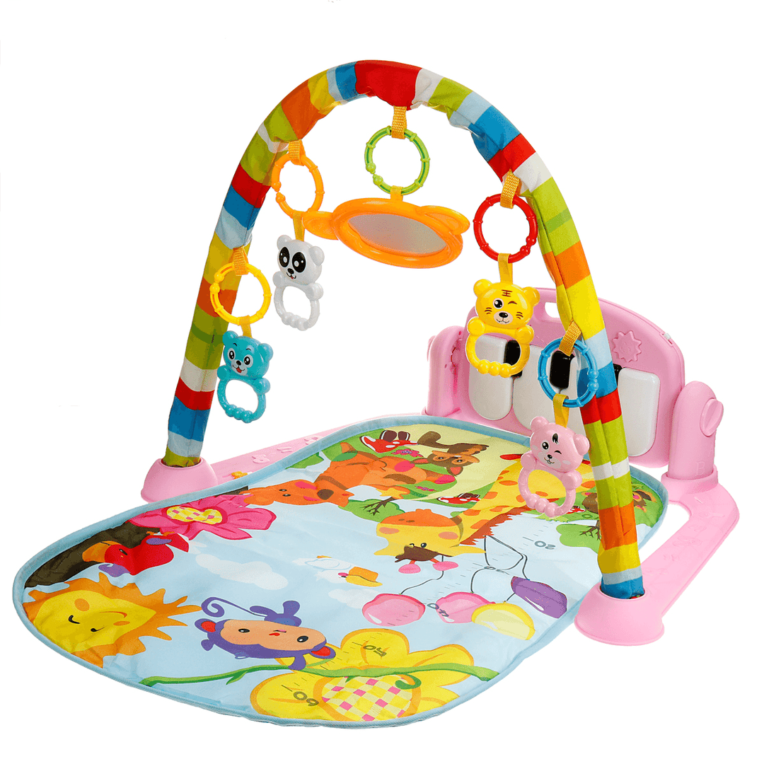 Baby Music Play Mat Kids Fitness Piano Lay Pad Children Amusement Park for 0-2 Years Old