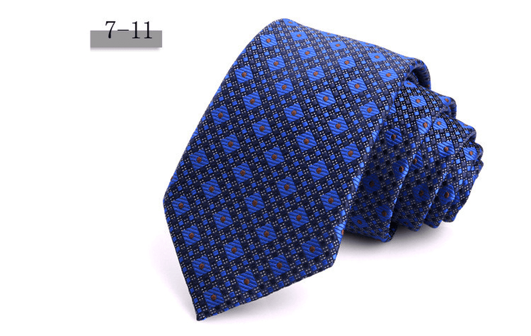 New Men'S 7Cm Striped Business Formal Tie