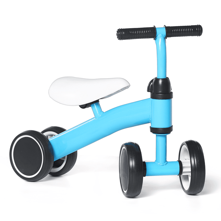 4 Wheel Toddler Kids' Tricycle Baby Kids Push Scooter Walker Bicycle for Balance Training for 18 Mouths to 2/3/4/5 Year Old Boys&Girls