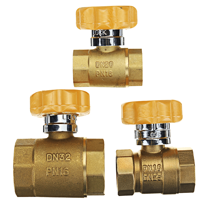 TMOK DN20 DN25 DN32 Magnetic Anti-Theft Brass Ball Valves with Key Valve for Heating Installation