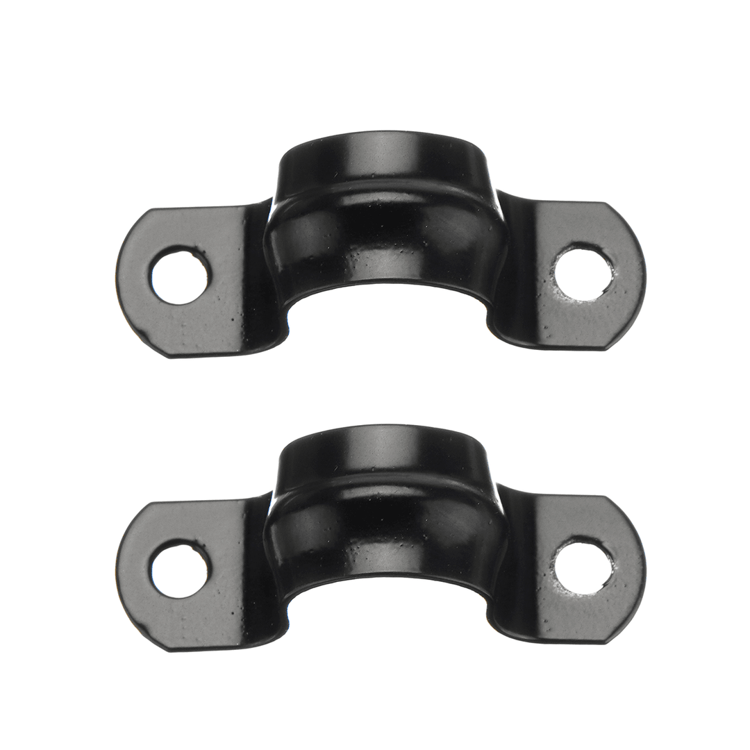 2Pcs DIY Pipe Shelf 16/20/24Cm Black Shelf Bracket Wall Home Clothes Hanger